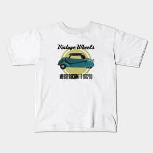 Vintage Wheels - Messerschmitt KR200 Kids T-Shirt